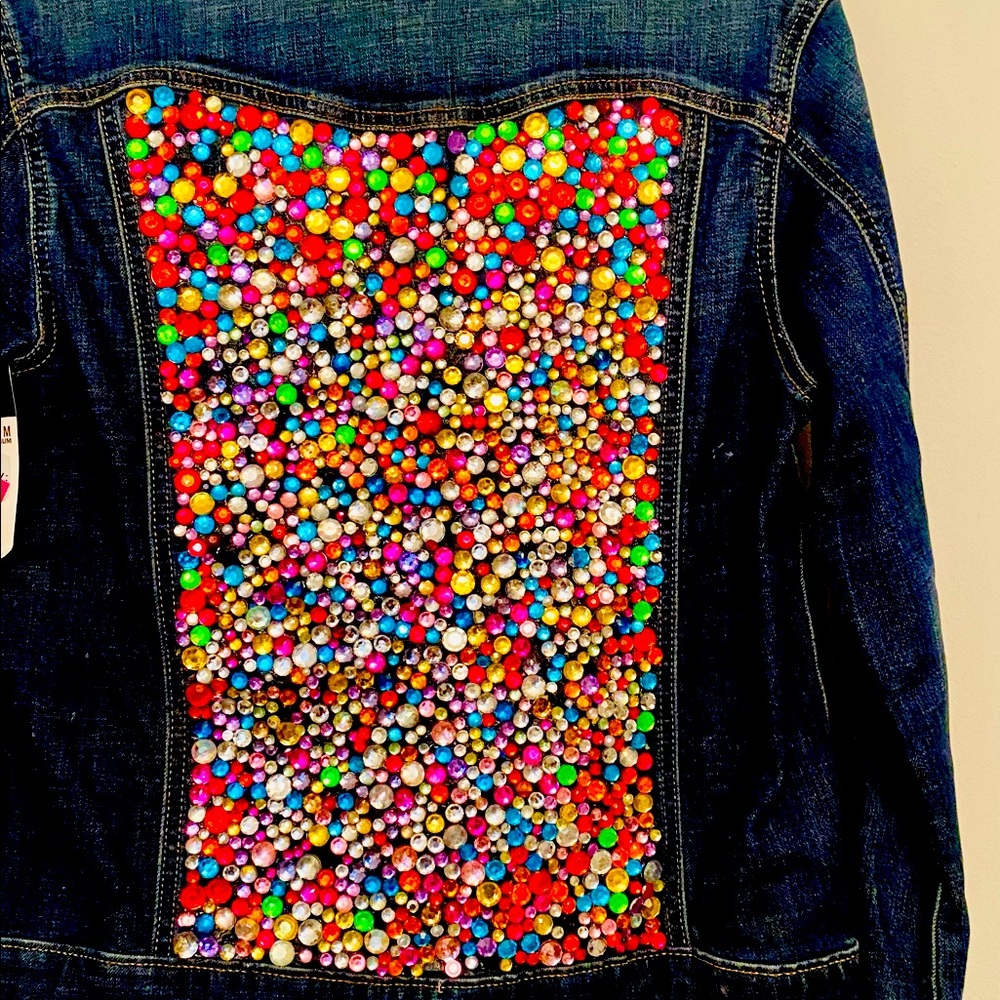 Bedazzled Blue Jean Jacket